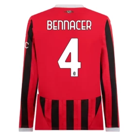 AC Milan Bennacer Hemmatröja 2024/2025 Långärmad